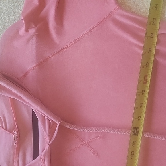 POL Hooded Long Sleeve Tunic Dusty Rose Size L - Picture 3 of 12